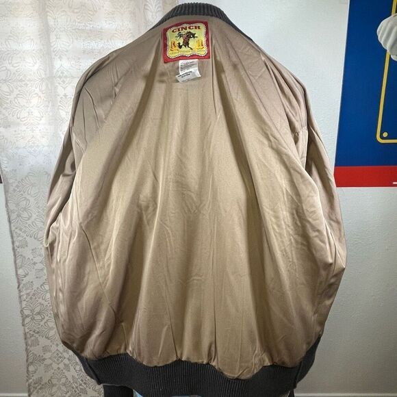 Cinch® Men's Aztec Printed Charcoal Jacket size Large - Picture 4 of 5